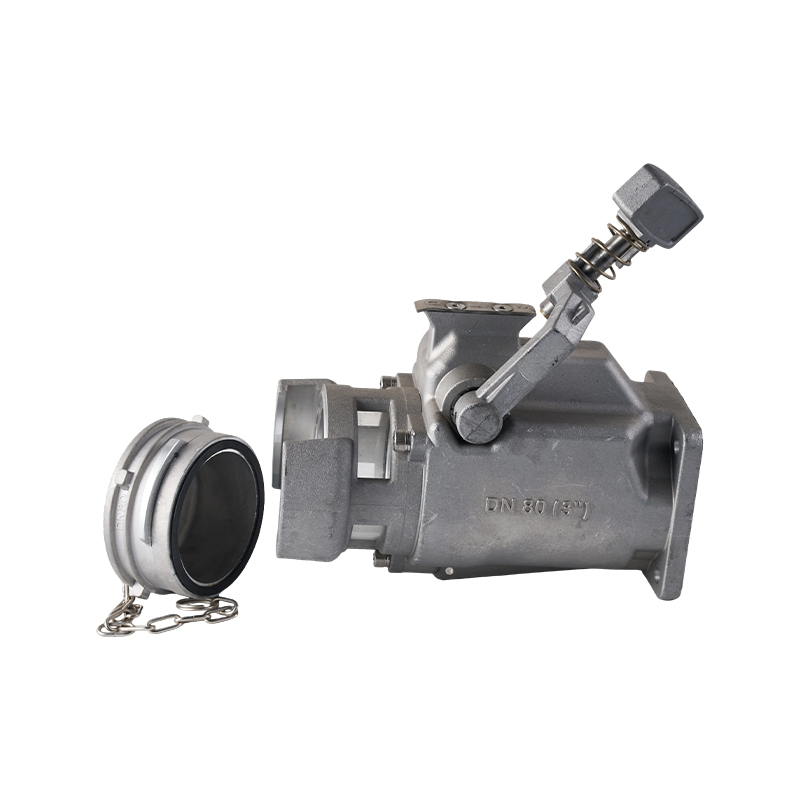 Adaptadores de descarga inferior de aluminio estándar francés para transferencia segura de combustible y líquidos