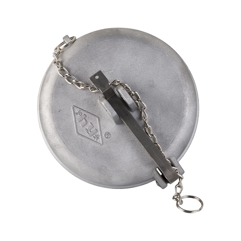 Tapa antipolvo protectora de aluminio para adaptador de carga inferior API (4 pulgadas para camiones cisterna de combustible)