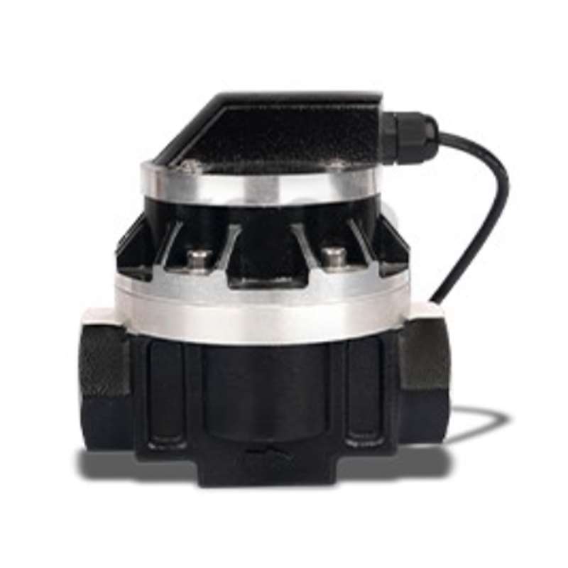 Medidor de flujo de engranajes ovalados con sensor y pulsador serie OGM-XXP para medición de líquidos de alta precisión