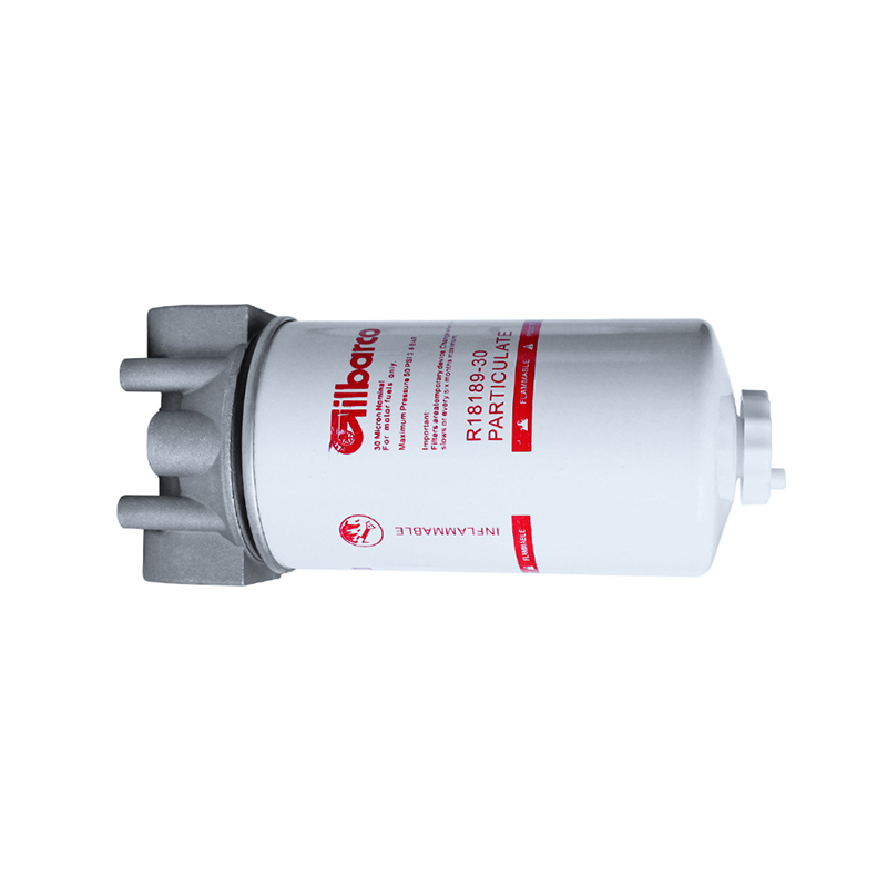 Base de filtro de aluminio fundido con filtro de núcleo de acero desechable con perno de drenaje