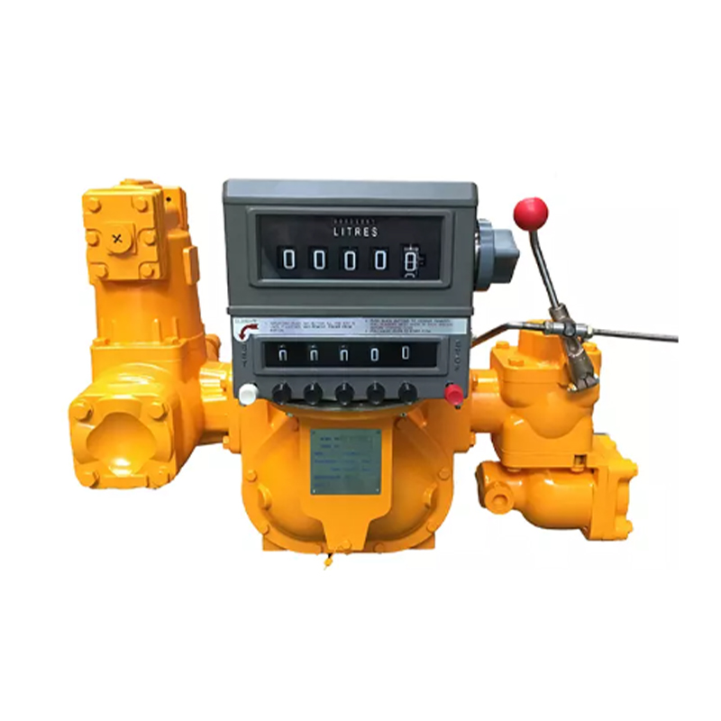 Válvula de retención diferencial accionada por aire para sistemas de medidores de flujo de desplazamiento positivo