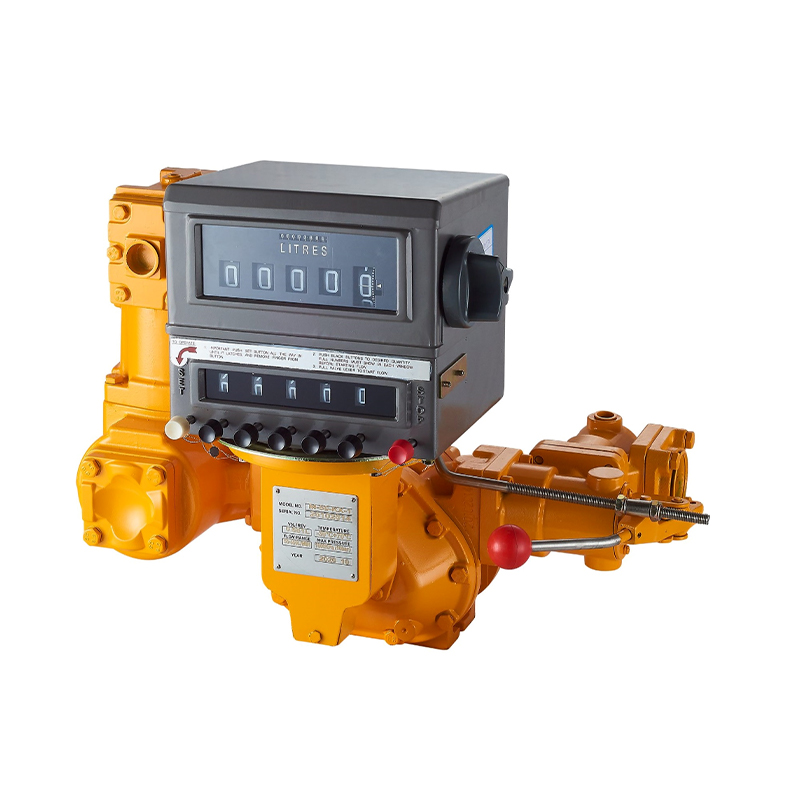 Válvula de pistón preestablecida de precisión para sistemas de medidores de flujo de desplazamiento positivo