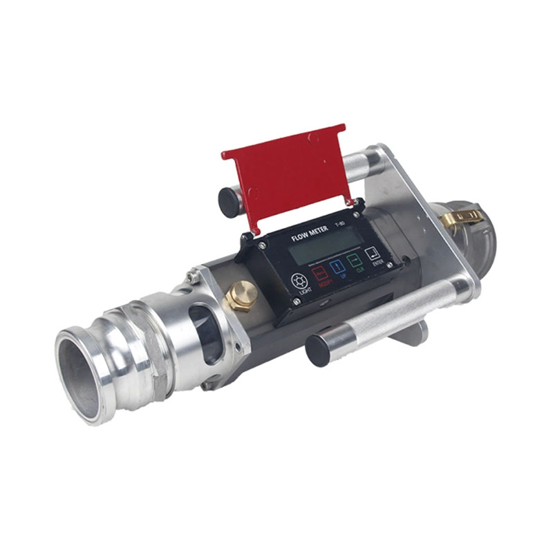 Medidor de flujo de turbina móvil de alta precisión T-80 para descarga de combustible por gravedad