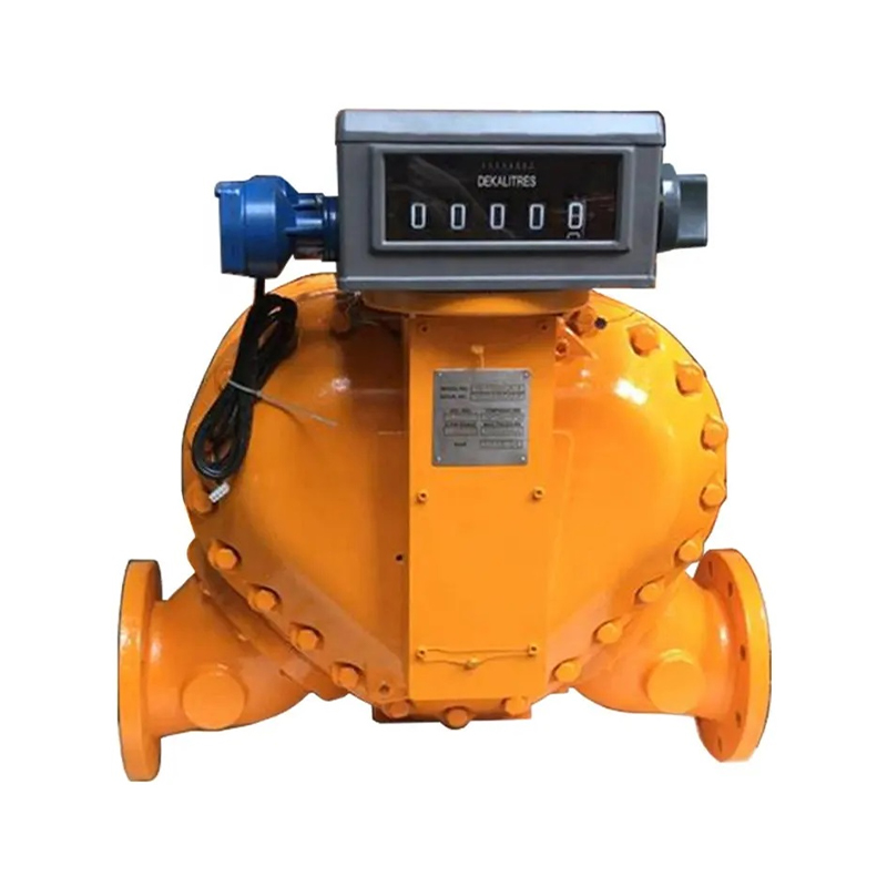Sistema de medidor de flujo de desplazamiento positivo de flujo grande de 6 pulgadas para aplicaciones de depósitos de combustible y petróleo a granel