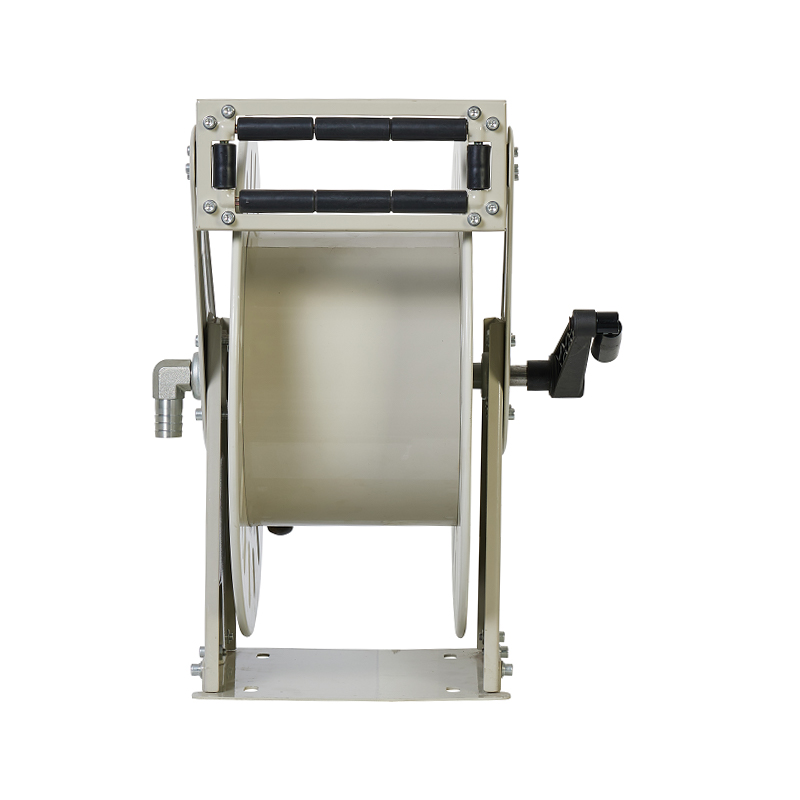 Carrete de manguera de caucho para combustible de retracción manual de las series HRD34XXMX y HRD11XXMX