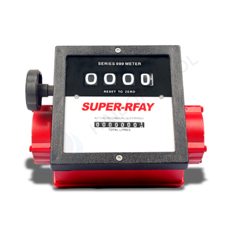 Medidor de flujo de aluminio mecánico de alta precisión para medición de combustible no comercial