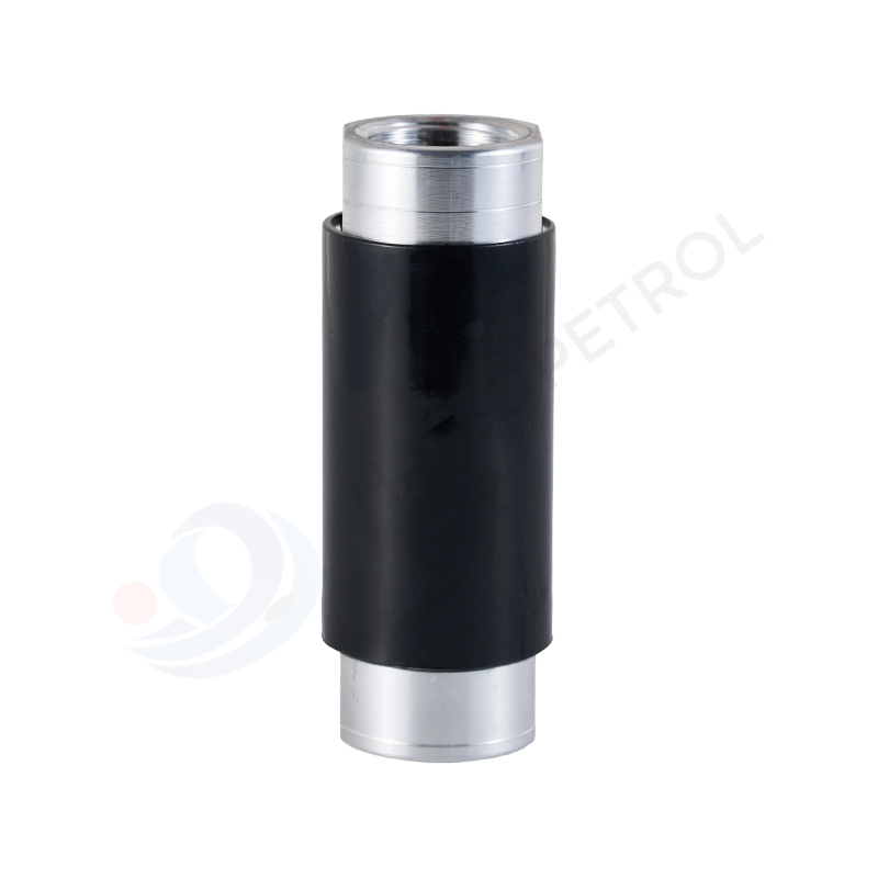 Acoplamiento desmontable de doble válvula de seguridad duradero para sistemas de dispensación de combustible