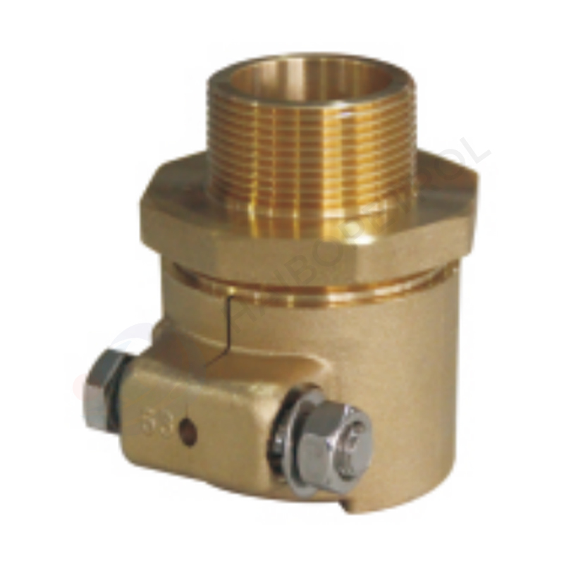 Acoplamientos de conversión roscados de latón y manguitos de brida de caucho para conexiones de equipos de tuberías de combustible compuesto de PE