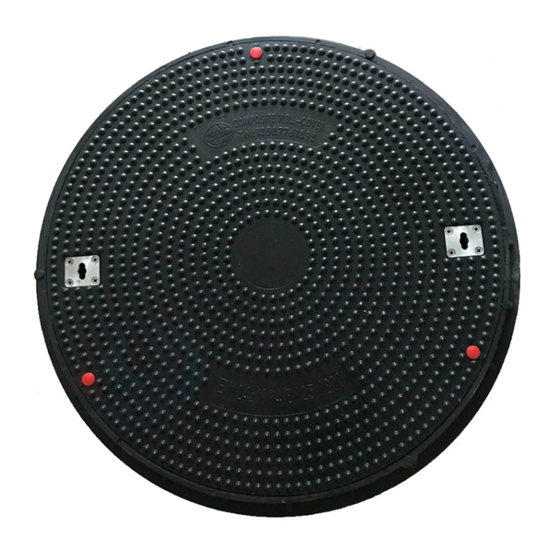 Cubiertas de alcantarilla redondas SMC de servicio pesado de la serie RF865-80 para aplicaciones industriales y de estaciones de combustible